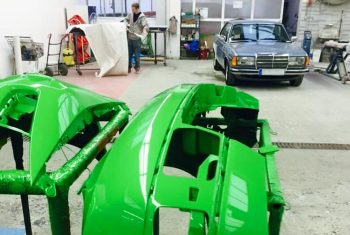 Reparaturlackierung in der Autolackiererei Wirtz in Hamm.