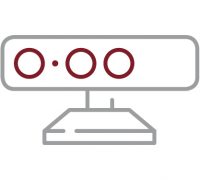 Ein Icon für den Sensor in den Lackierboxen der Autolackiererei Wirtz in Hamm.